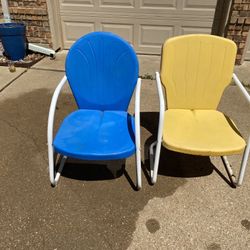 Yellow/Blue  Chairs 