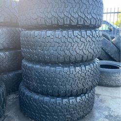 LT37X12.50R17     Set Of 4    Bfgoodrich Brand 