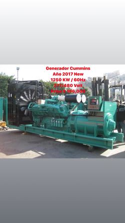 Generador Cummins 1250 KW