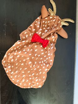 NEW: SMALL Merry Makings Reindeer Hoodie FOR DOGS