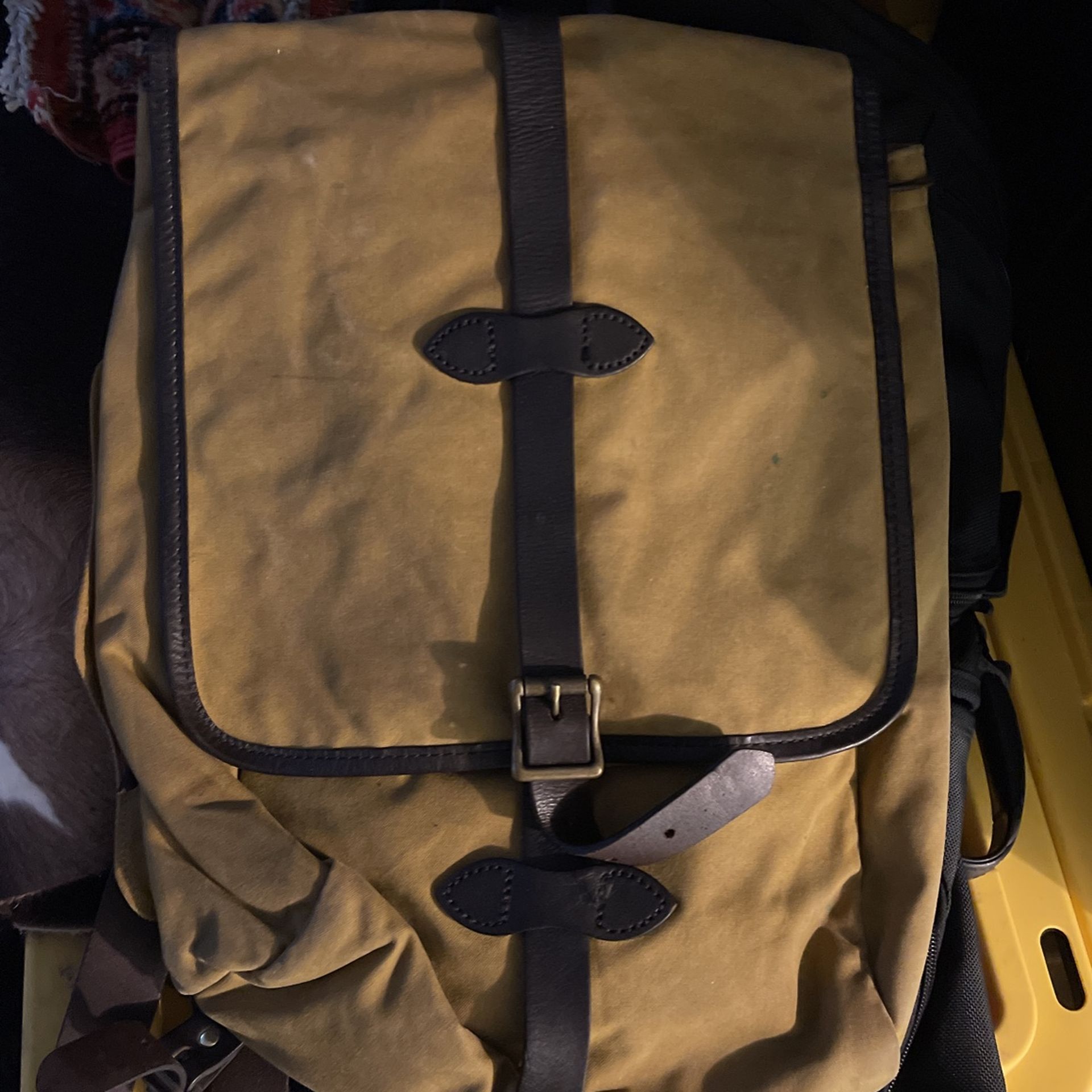 Filson Backpack Rucksack Used But No Damage.  Some Cosmetic Blemishes 