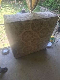 Large Upholstered Ottoman or Cushion Seat