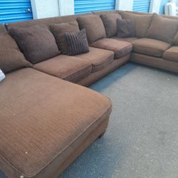 Comfortable huge sectional couch ,