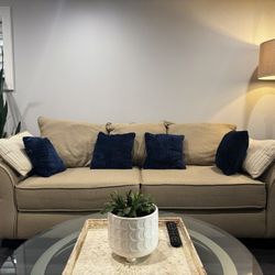 3-Seater Couch with assorted pillows.
