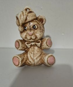 CERAMIC BEAR FIGURINE 4"×3" - T2