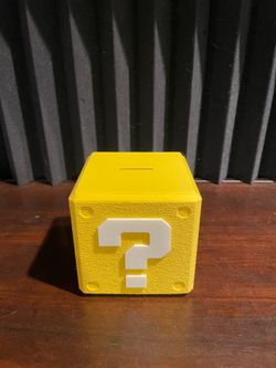 YELLOW Question Block Piggy Bank