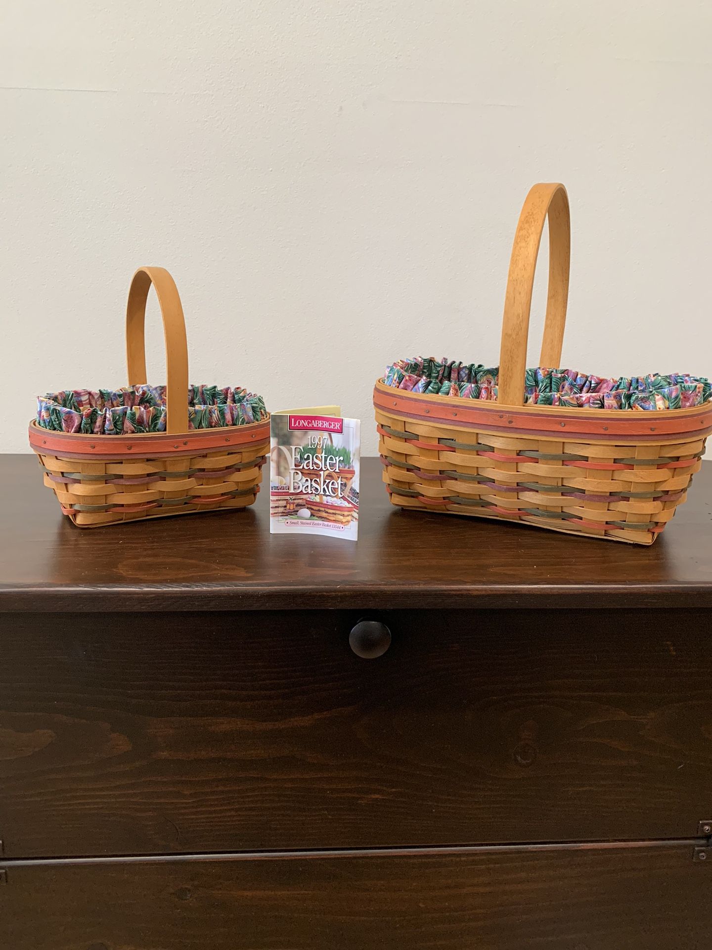 Longaberger 1997 Easter Basket Set