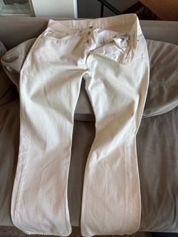 Sandro Paris regular fit white jeans