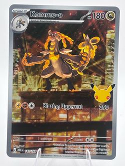 Kommo-o 143/128 Pokémon Card Full Art Holo