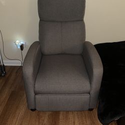 Recliner Chair Grey 