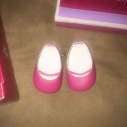 American Girl Pink Ballet Flats For 18” Doll