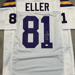 Carl Eller Minnesota Vikings Signed Jersey "HOF '04" JSA COA