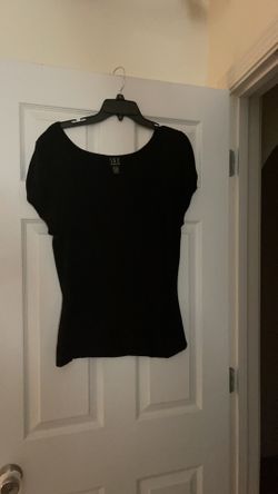 INC Black Short Sleeved Shirt