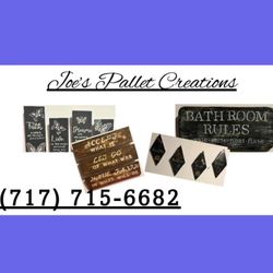 Custom Made Wood Pallet Items