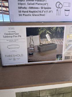 Tabletop Gas Fire Pit 