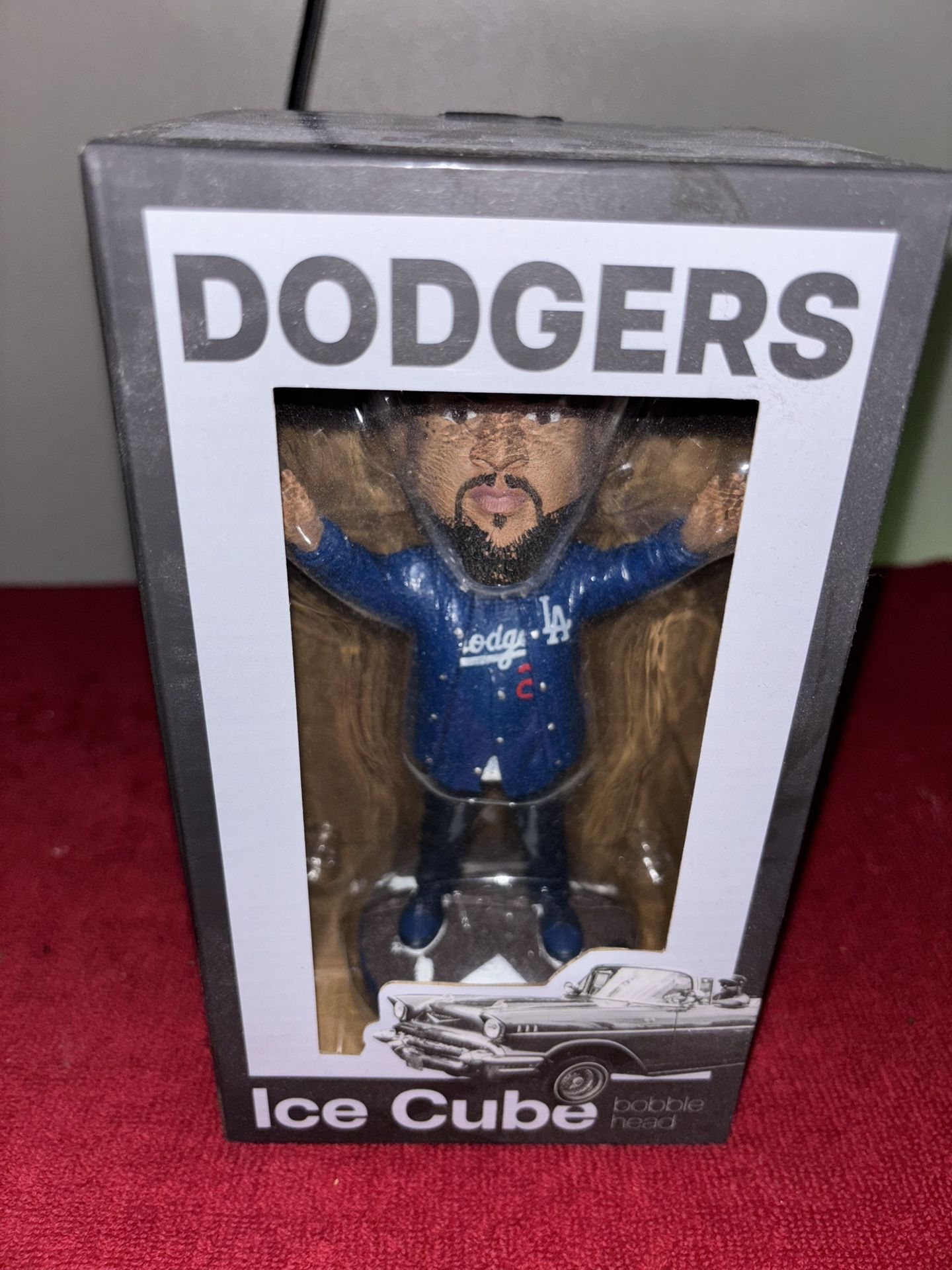 Ice Cube In Blue Dodgers Baseball Bobble Head 