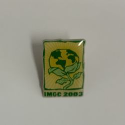 IMGC 2003 Lapel Enamel Pin Earth Plant