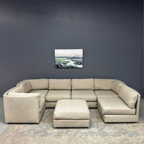 Modular Sectional with ottoman