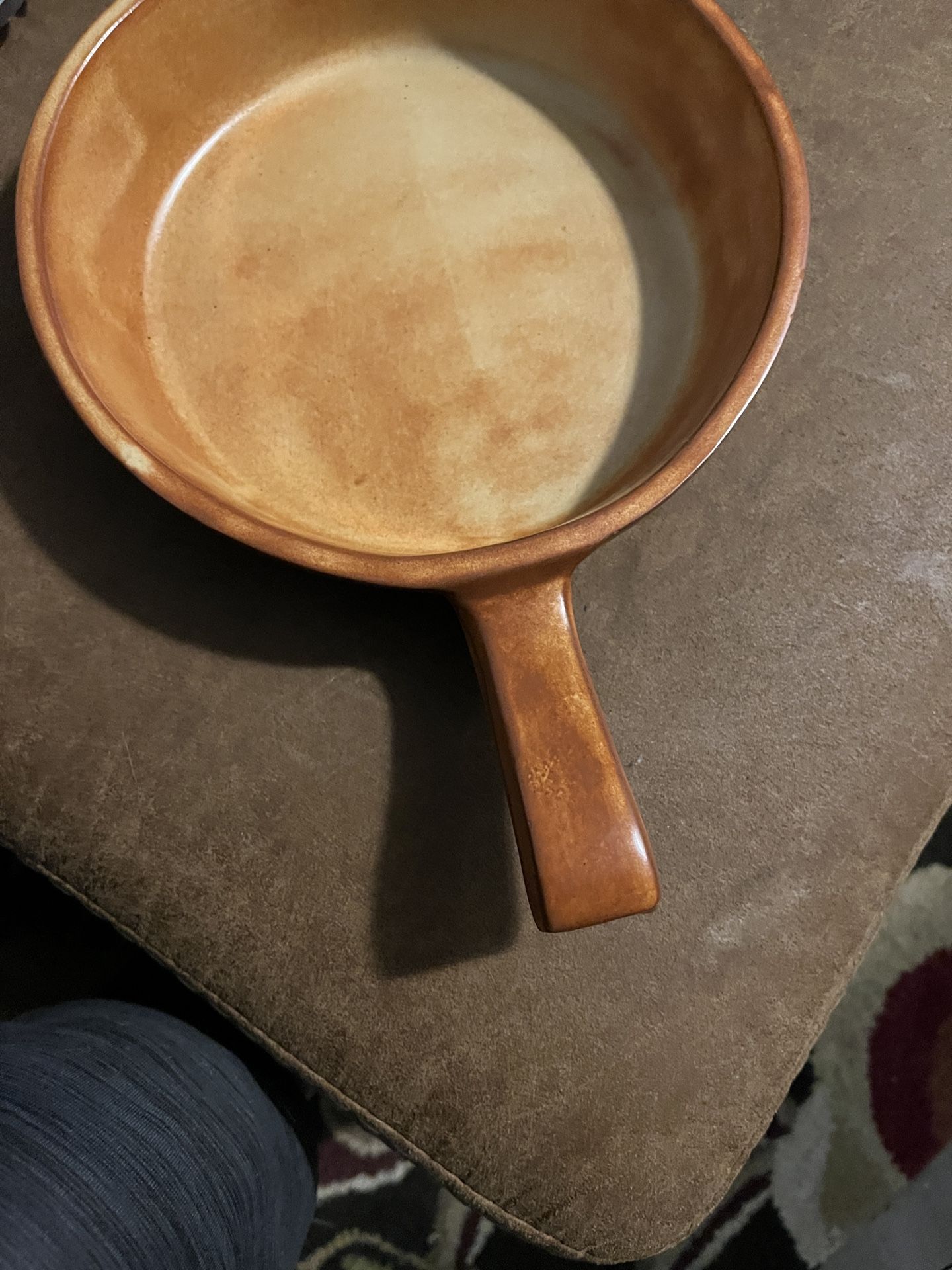 Ceramiche Partenopee Italian Terracotta Single Handle Baking Dish