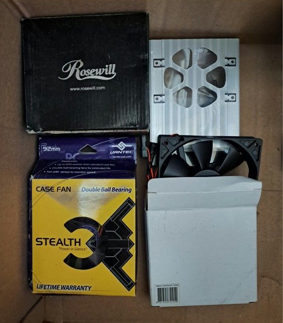 CPU Cooling Fans, Mobile Racks, Internal Cables