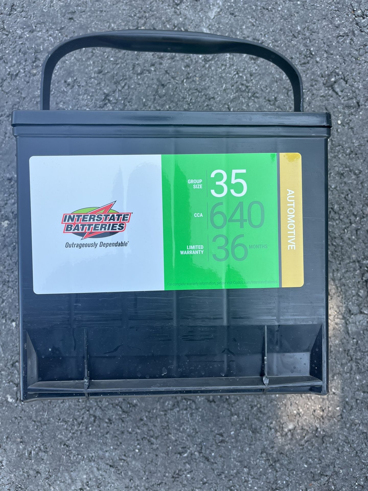 Car Battery (Brand New) Interstate Batteries