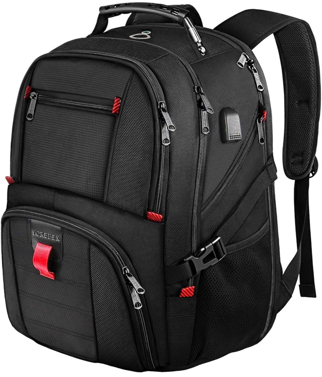 Yorepek Travel Backpack XL For Men + Women - Water Resistant