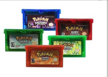 Pokemon Gameboy Advance Collection – Emerald, FireRed, LeafGreen, Ruby & Sapphire Editions