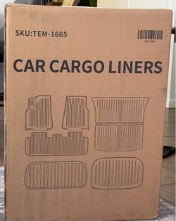 NEW Factory Sealed 2025–2026 Tesla Model Y Juniper Premium All-Weather Floor Mat & Cargo Liner Set