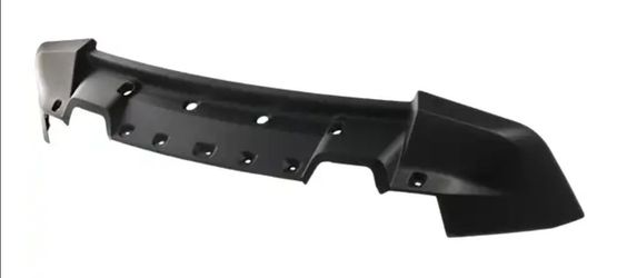 Black textured front lower bumper valance (air dam) for a 2022 Nissan Frontier