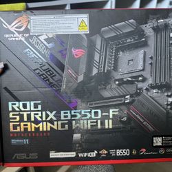 ROG STRIX B550-F GAMING WIFI II - Tarjeta madre para AMD AM4 (3ra Gen Ryzen) y ATX, PCIe 4.0,WiFi 6E, LAN 2.5Gb, BIOS Flashback, HDMI 2.1, iluminación