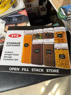 Storage Containers 14 piece set