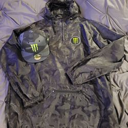 Monster Energy Gear Jacket And Hat