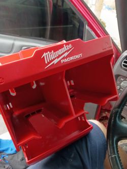 Milwaukee packout garage organizer tool station