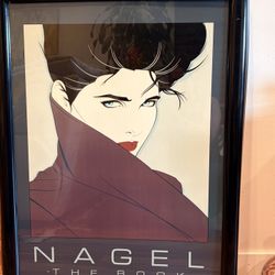 1980s Patrick Nagel ‘ The Book’ print