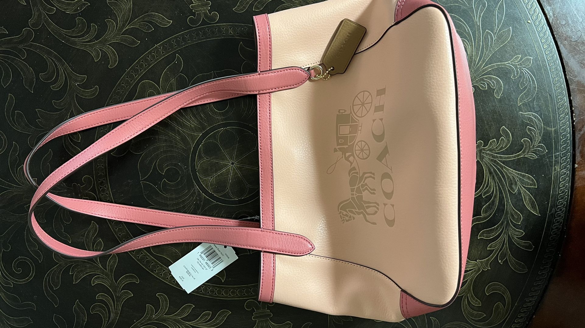 Pink Coach Tote Bag