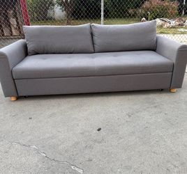 Gray sleeper sofa by article