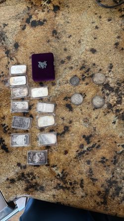 Silver Bar and Coin Collection Lot