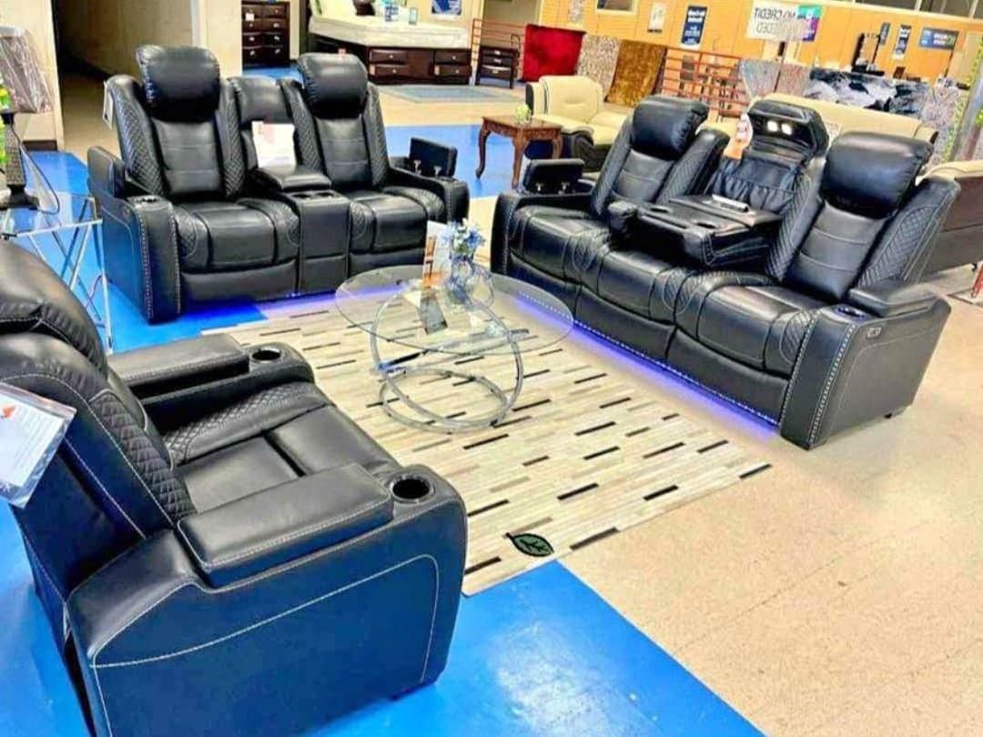 Party Time Midnight Power Reclining Sofa And Loveseat With Recliner
Ashley Furniture$10 Down Payment And Financing Available