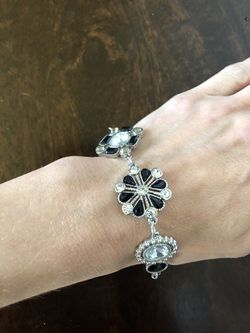 Small Silver Statement Bracelet