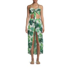 No Boundaries Smocked Crop And Skort Set