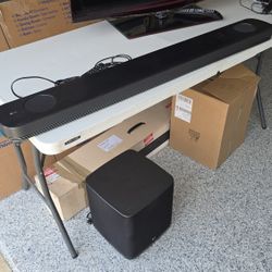 LG soundbar with sub