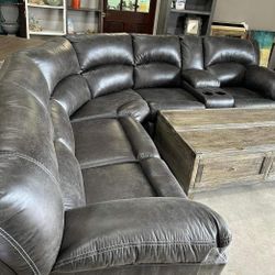 Tambo Reclining Sectional Couch. Financing Options Available