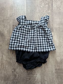 Carter's Baby Girl Gingham Sun Suit