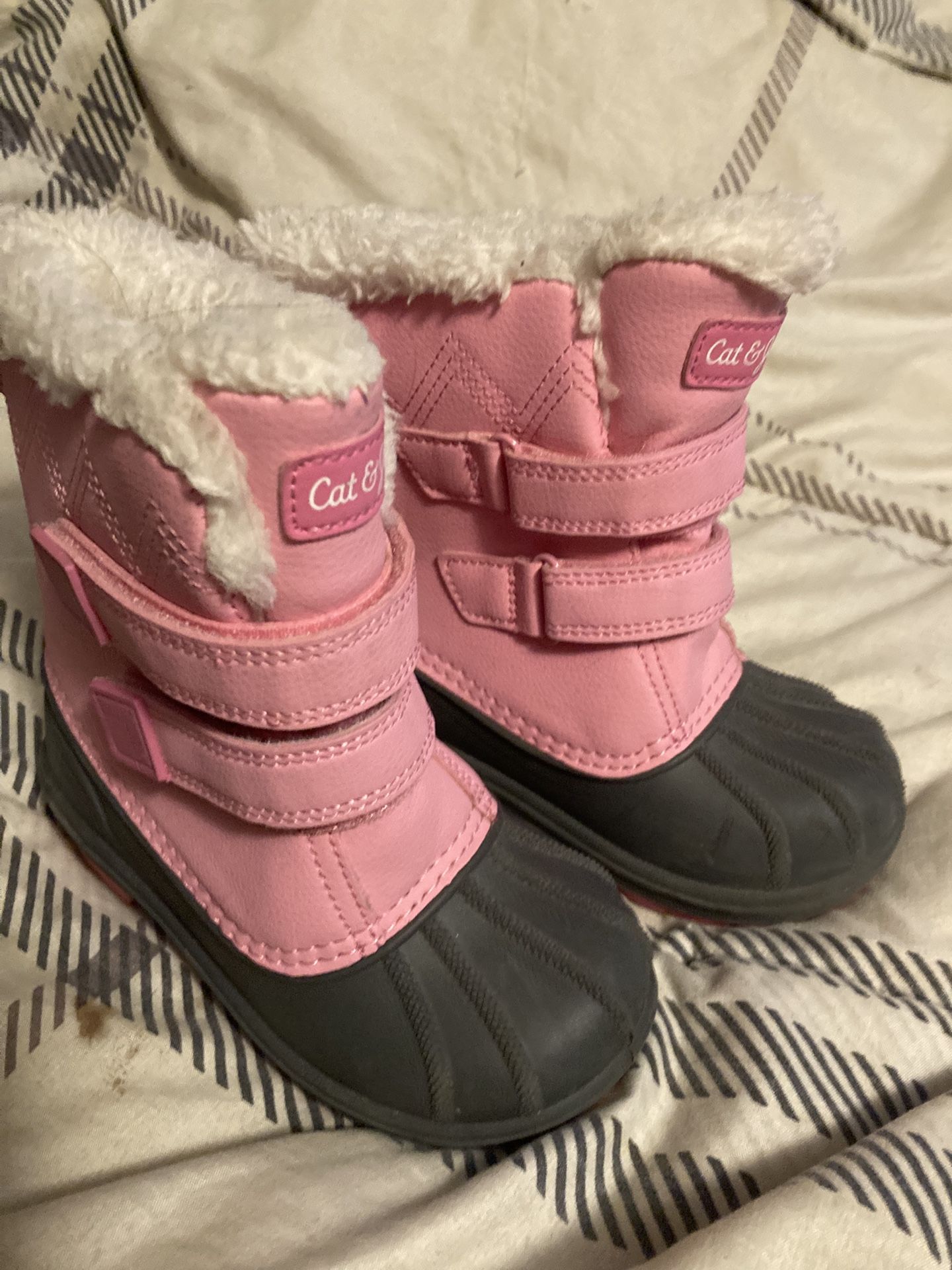 Little Girls Snow Boots Size 9