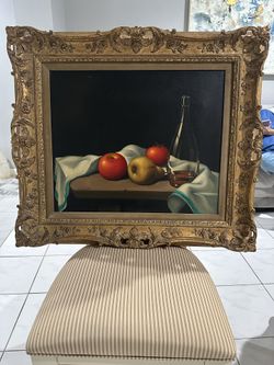 Painting with a Gold Frame