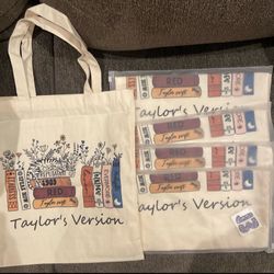 5 Taylor Swift tote Bags