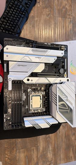 CPU and motherboard