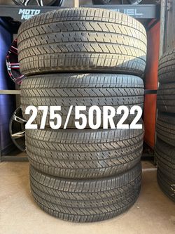 275/50R22 Bridgestone All season  - Set of 4