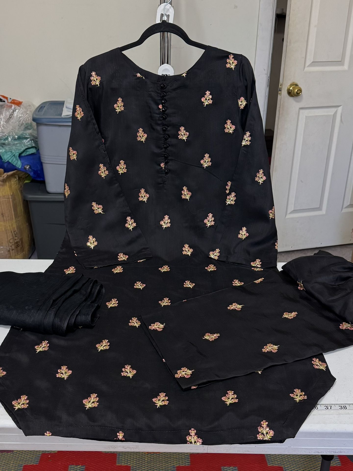 Viscous Embroidered Dress