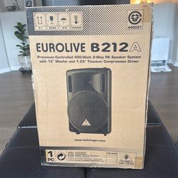 Brand new Eurolive B212A Speaker